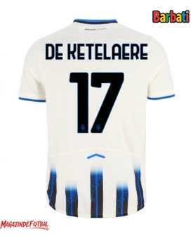 Atalanta Charles De Ketelaere #17 Tricou Fotbal Replică 2025-26 Barbati Deplasare Atalanta Charles De Ketelaere #17 Tricou Fotbal Replică 2025-26 Barbati Deplasare
